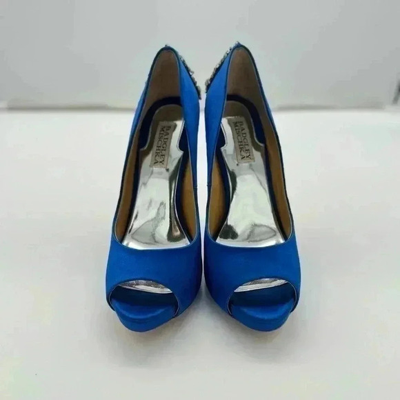 Pre-loved Badgley Mischka Kiara in Royal Blue - Picture 5 of 9
